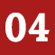 A red background with white numbers in the middle.