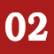 A red background with white numbers in the middle.